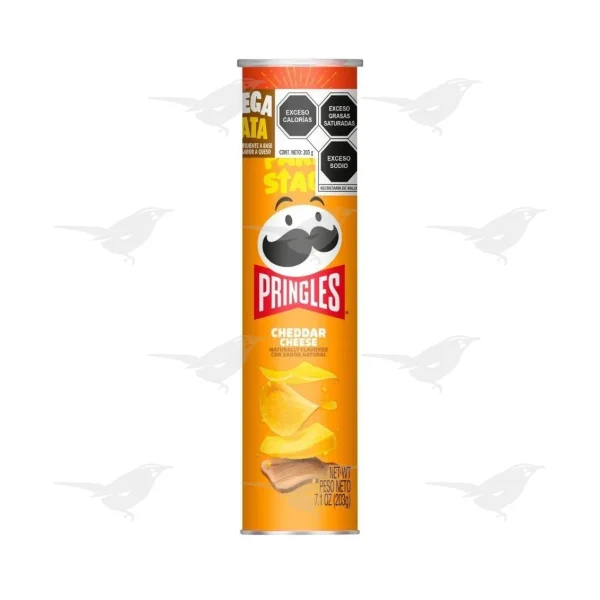 Papas Pringles Cheddar Cheese 203 g