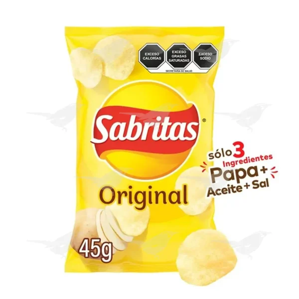 Papas Sabritas Originales 105g 1 Pieza