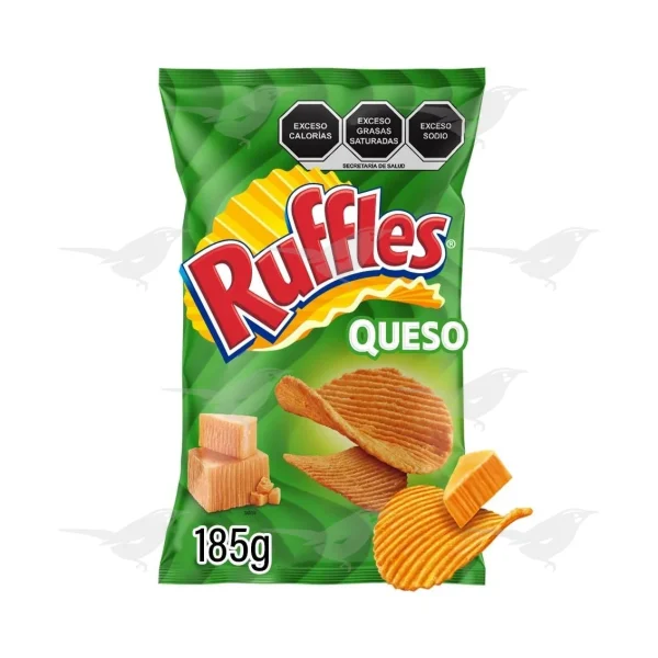 Papas Sabritas Ruffles Queso 185 g