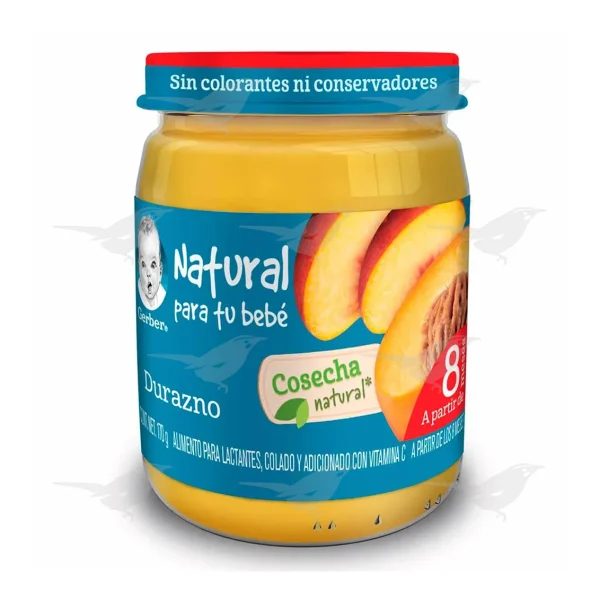 Papilla Gerber Cosecha Natural Etapa 3 Durazno 170g