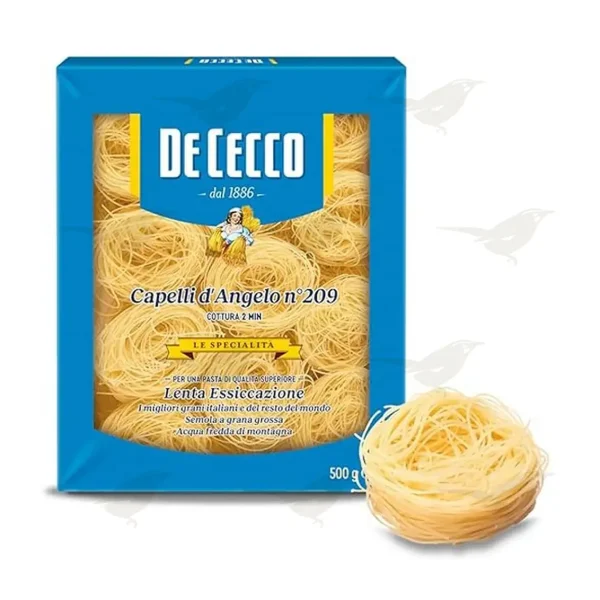 Pasta De Cecco Nidi Capelli D Angelo De Sémola de 500 gr