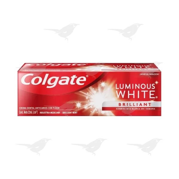 Pasta Dental Colgate Luminous White Brilliant 22 ml