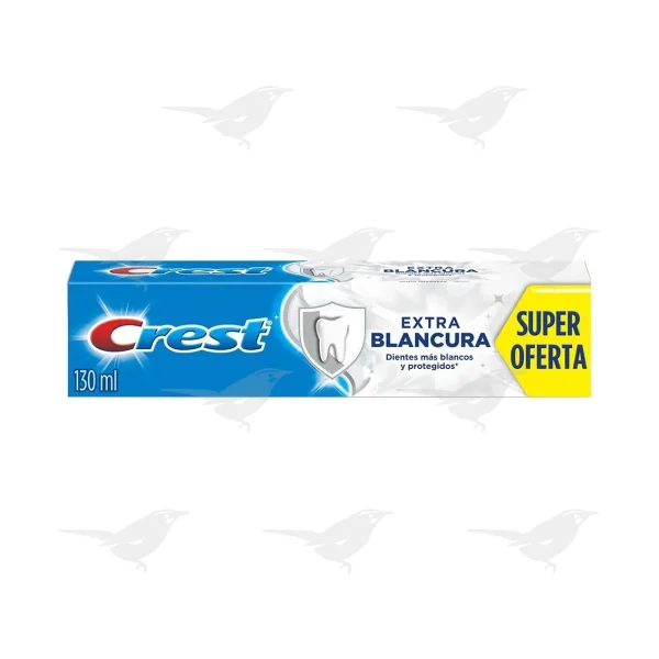 Pasta Dental Crest Extra-Blancura menta duradera 130 ml