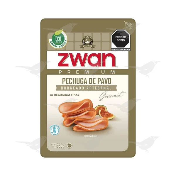Pechuga de Pavo Zwan Premium Horneado Artesanal 250 g