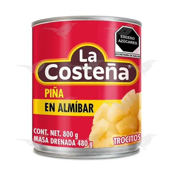 Piña La Costeña Almibar Trocitos 800 g