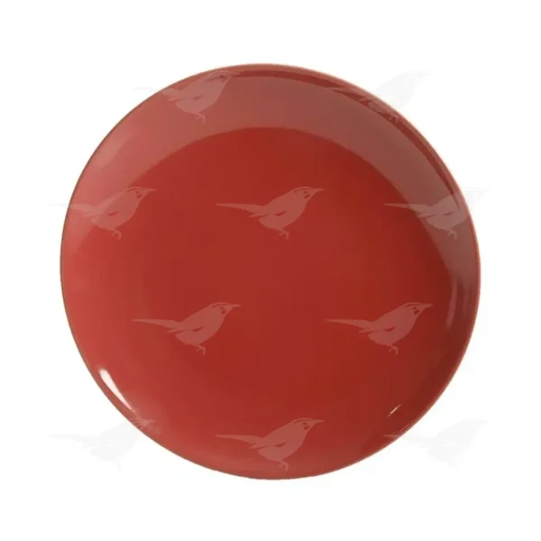 Plato Mainstays Colorine Cerámica Rojo 20 cm