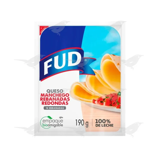 Queso Fud Manchego Rebanadas Redondas 190 g