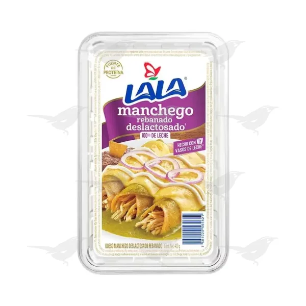 Queso Manchego Deslactosado Lala 400 grs