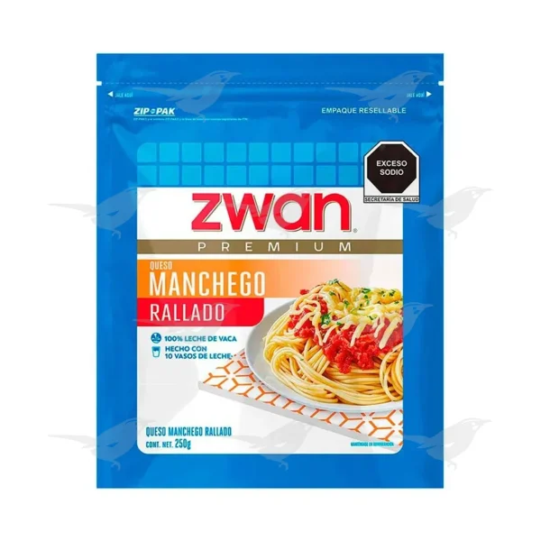 Queso Manchego Zwan Rallado 250 grs