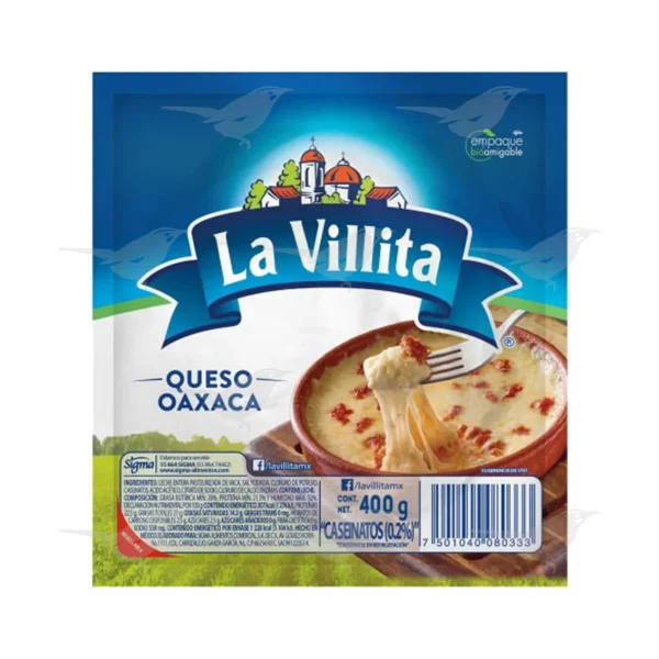 Queso Oaxaca La Villita 400 Gr