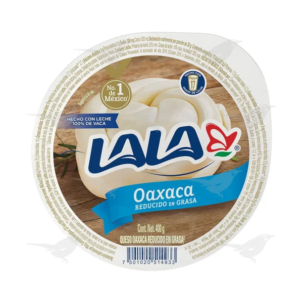 Queso Oaxaca Light Lala 400 grs