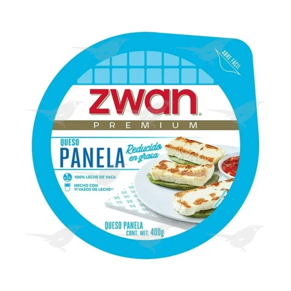 Queso Panela Reducido En Grasa Zwan 400 grs 1 Pieza