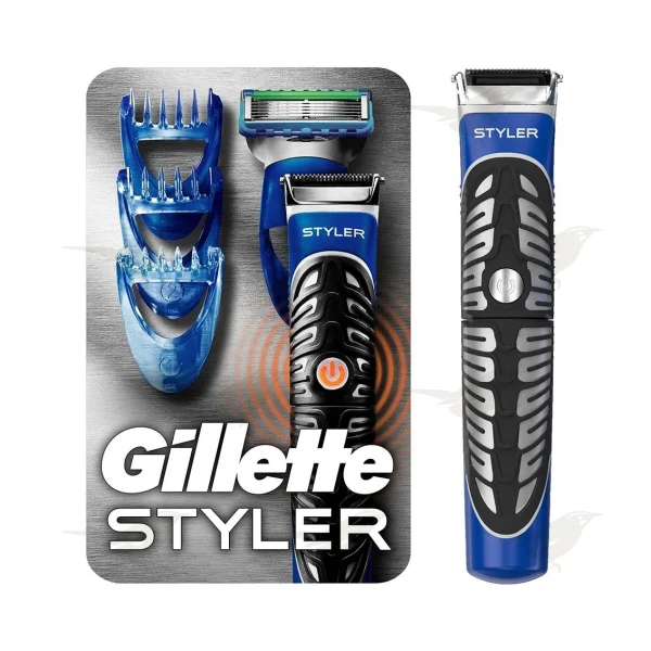 Rasuradora Eléctrica Gillette Styler 1 pieza y  3 Cartuchos