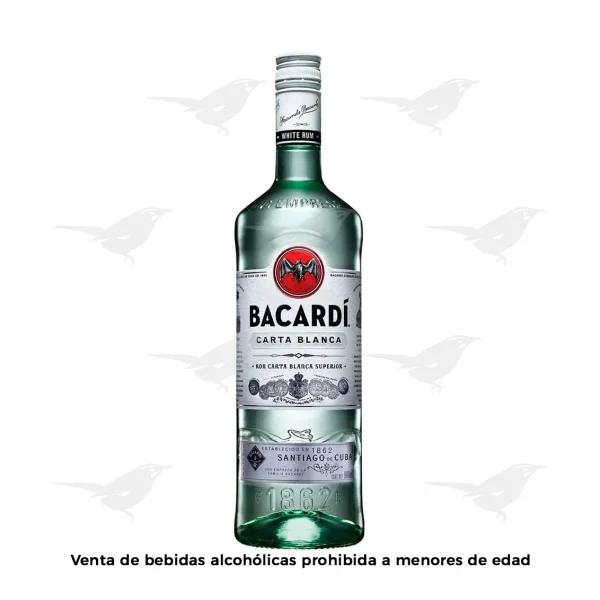 Ron Bacardi Carta Blanca 980ml