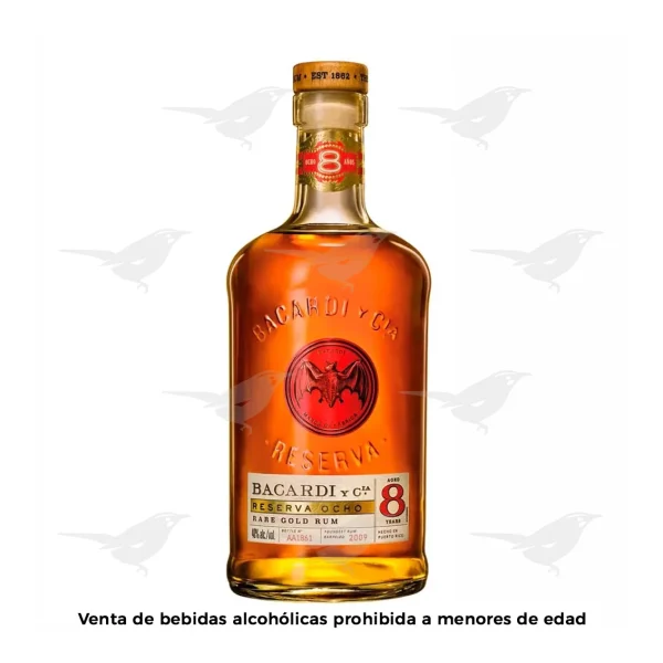 Ron Bacardi Reserva Ocho Años 750ml