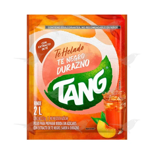 Saborizante de Agua Tang Té Negro Durazno 13 g