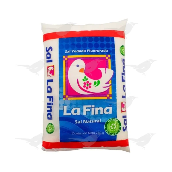 Sal La Fina Natural de Grano Bolsa 750 g