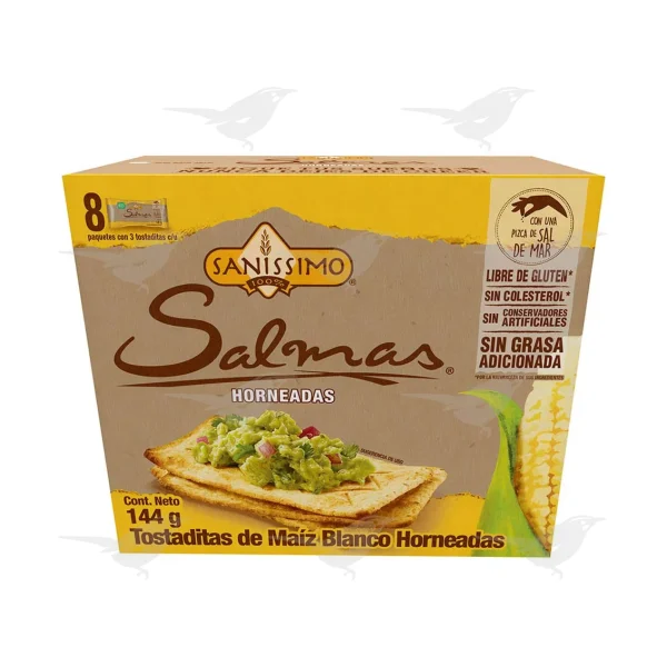 Salmas Sanissimo 144 g con 8 piezas