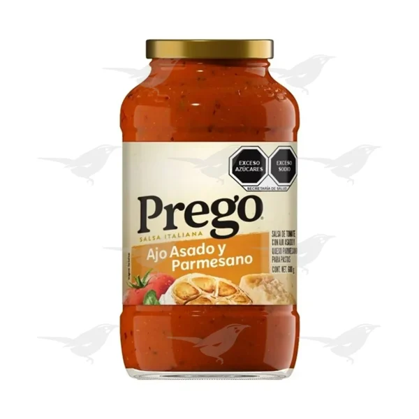 Salsa de tomate Campbells Prego italiana con ajo asado y parmesano 680 g 1 Pieza