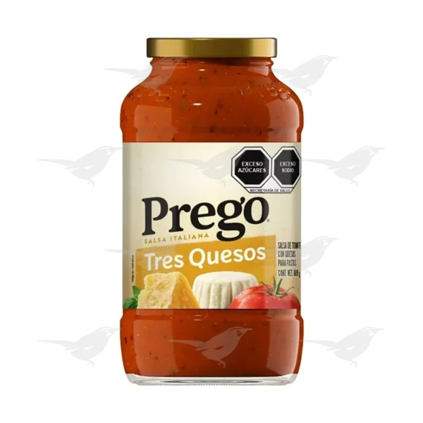 Salsa de tomate Campbells Prego tres quesos 680 g 1 Pieza
