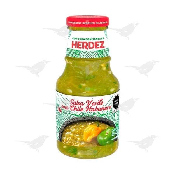 Salsa verde Herdez con chile habanero 240 g 1 Pieza
