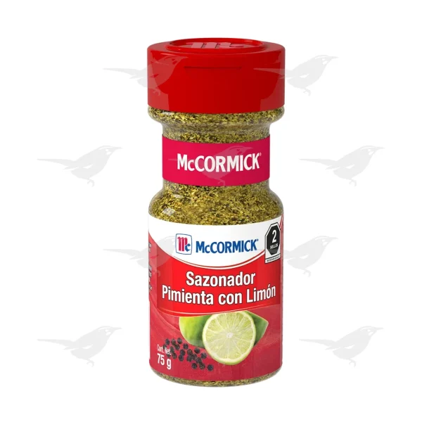 Sazonador McCormick Pimienta con Limón 75 g