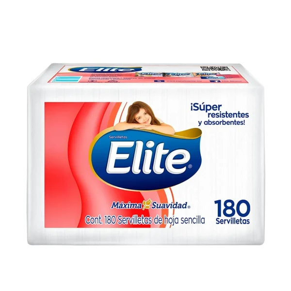 Servilletas Elite Maxima Suavidad 180 piezas