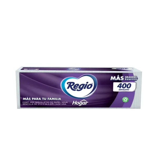 Servilletas Regio Hogar 400 piezas