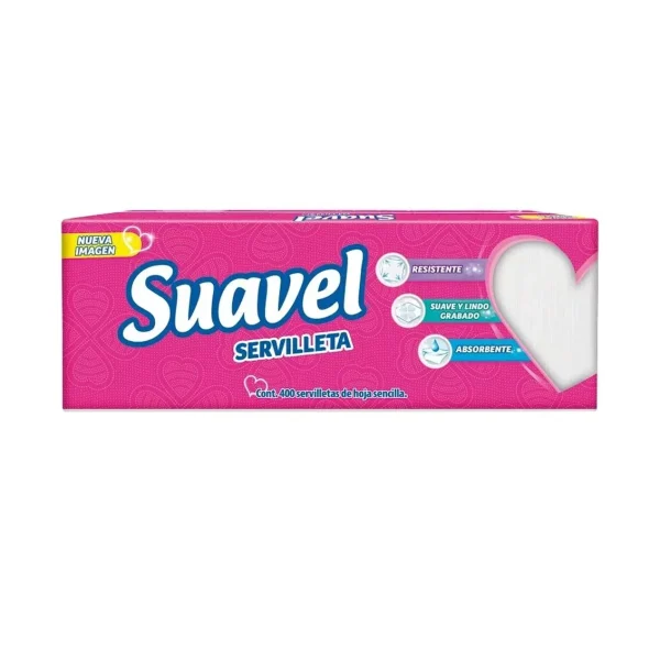 Servilletas Suavel 400 piezas