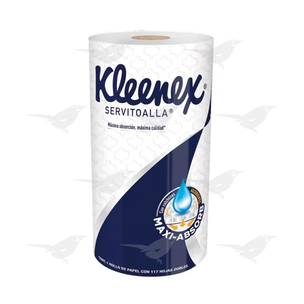 Servitoalla Kleenex Maxi Absorb 1 Rollo 117 Hojas Dobles