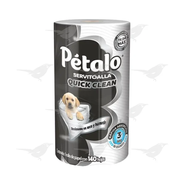 Servitoalla Petalo Quick Clean 1 Rollo 140 Hojas