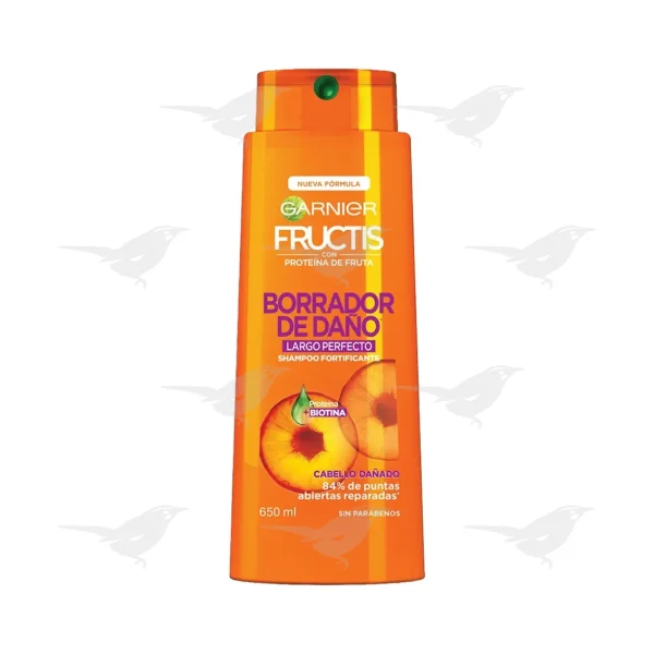 Shampoo Garnier Fructis Borrador de Daño Cabello Dañado Amla 650ml