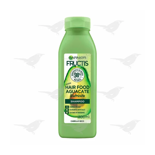 Shampoo Garnier Fructis Hair Food Aguacate Nutrición 300ml