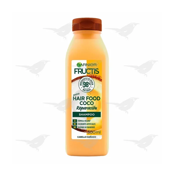 Shampoo Garnier Fructis Hair Food Coco Reparación 300ml