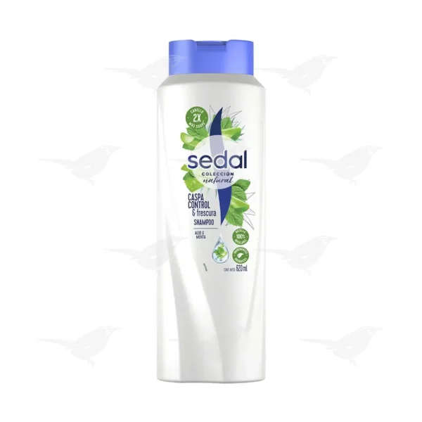 Shampoo Sedal Control Caspa y Frescura Aloe y Menta 620 ml