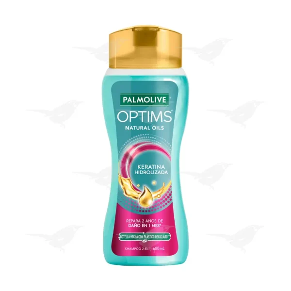 Shampoo y Acondicionador Palmolive Optims Keratina Hidrolizada 680ml