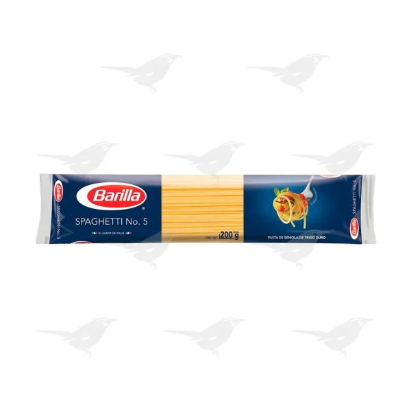 Sopa Barilla Spaghetti No. 5 200 g 1 Pieza