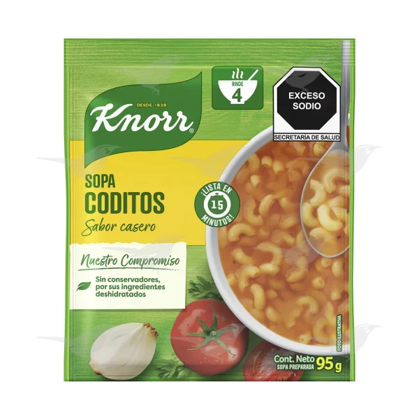 Sopa Instantánea Knorr Coditos 95 g 1 Pieza