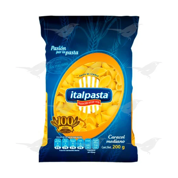 Sopa Italpasta Caracol Mediano 180 g 1 Pieza