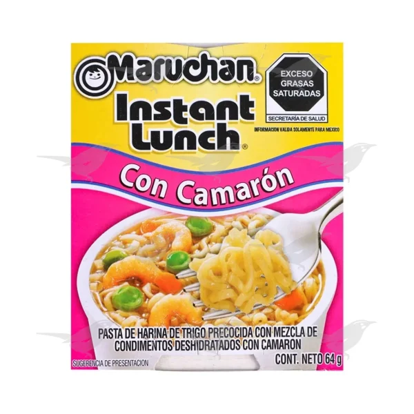 Sopa instantánea Maruchan con camarón 64 g 1 Pieza