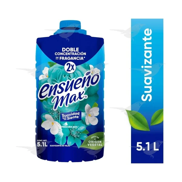 Suavizante Ensueño Max Frescura Azul  5.1l