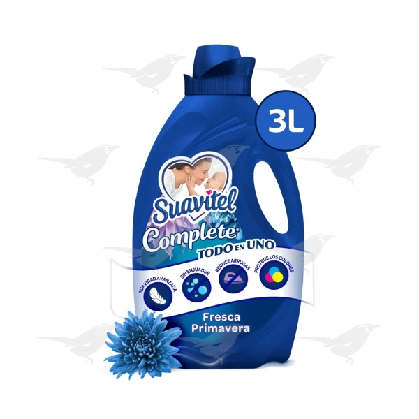 Suavizante Suavitel Complete Fresca Primavera 3l