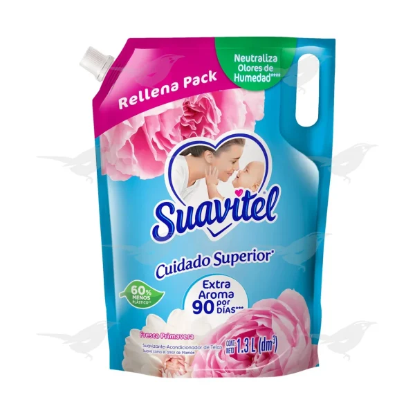 Suavizante Suavitel Cuidado Superior Fresca Primavera 1.3l