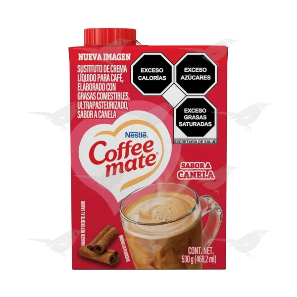 Sustituto de Crema Coffee Mate Líquido Canela 530g