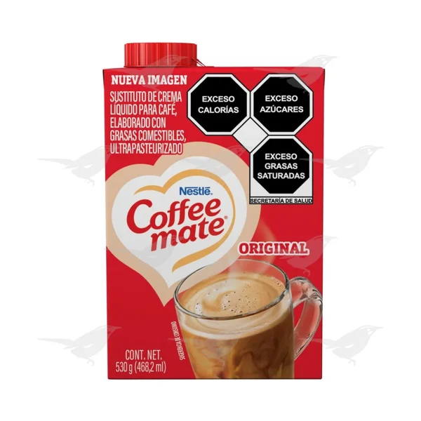 Sustituto de Crema Coffee Mate Líquido Original 530g