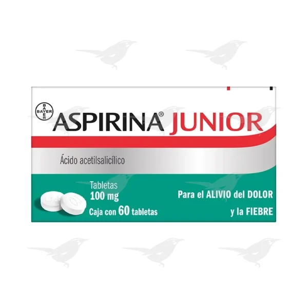Tabletas Aspirina Junior 100mg 60 Tabletas