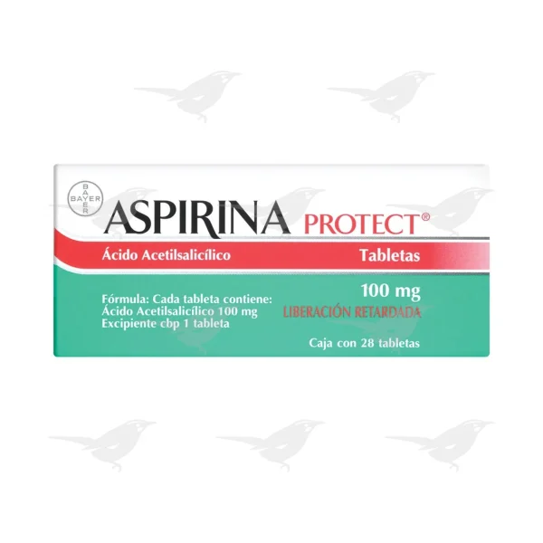 Tabletas Aspirina Protect 100mg 28 Tabletas
