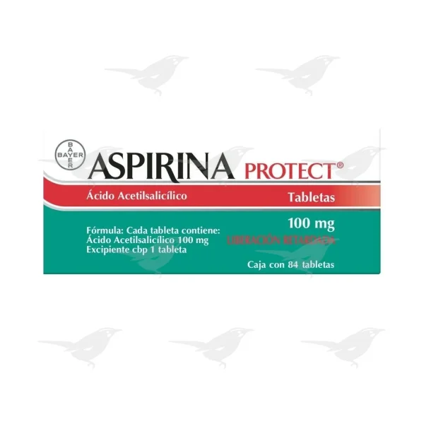 Tabletas Aspirina Protect 100mg 84 Tabletas
