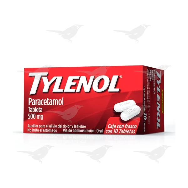 Tabletas Tylenol 10 Tabletas
