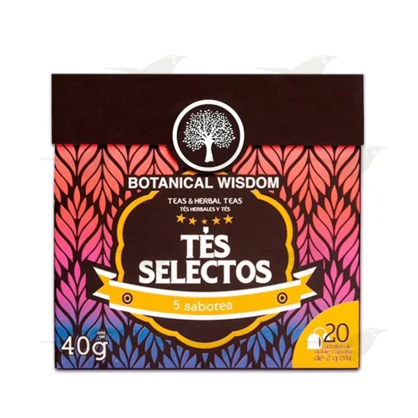 Té Botanical Wisdom Selectos 20 sobres 2 g c/u